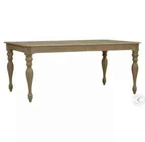 Camellia Manor Weathered Bisque Rectangular Extendable Dining Room Set