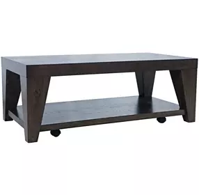 Laurel Espresso Rectangular Occasional Table Set with Storage