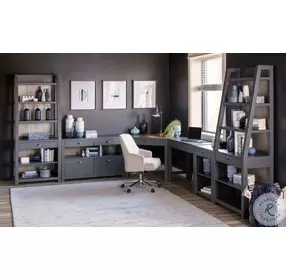 Union Square Sable Gray Bookcase