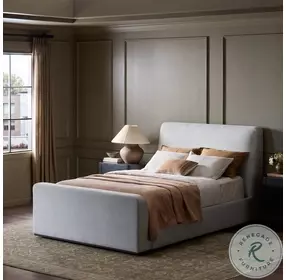 Colt Aldred Silver Performance Fabric Queen Upholstered Bed