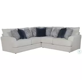 Polaris Sugar Performance Fabric Sectional with LAF Section