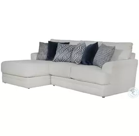 Polaris Sugar Performance Fabric Small Sectional with LAF Chaise
