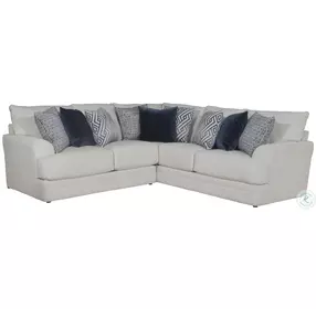 Polaris Sugar Performance Fabric Sectional with RAF Section