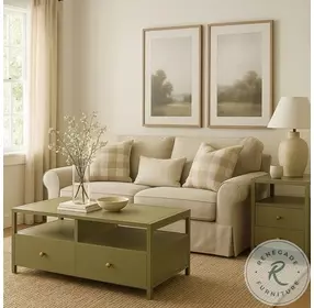 Avery Olive Green End Table