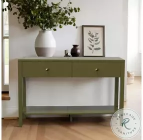 Avery Olive Green Console Table