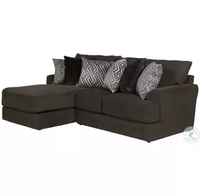 Galaxy Chocolate Small Sectional with LAF Chaise