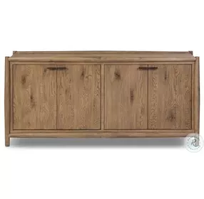 Glenview Weathered Oak 4 Door Sideboard