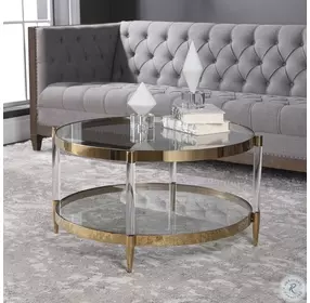 Kellen Gold Cocktail Table