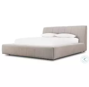 Langham Napa Sandstone Queen Upholstered Platform Bed