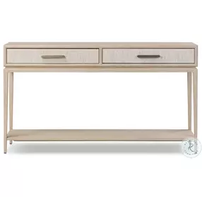 Rosenell Natural Oak Veneer 60" Console Table