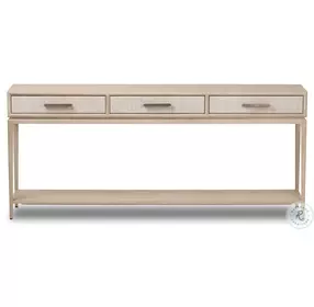 Rosenell Natural Oak Veneer 78" Console Table