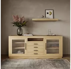Auburn Hills Light Oak 70" Media Console