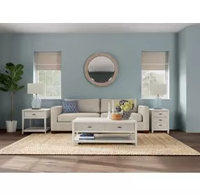 Carmella Pebble Oak Rectangular Cocktail Table