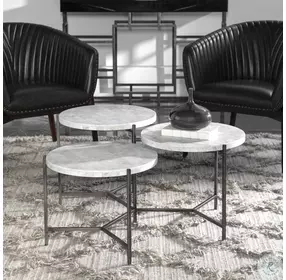 Contarini White Cocktail Table