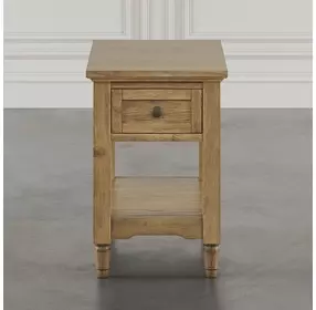 Brentwood Cascade Oak Rectangular Chairside End Table