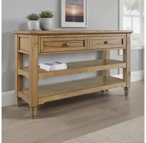 Brentwood Cascade Oak 50" Sofa Console Table
