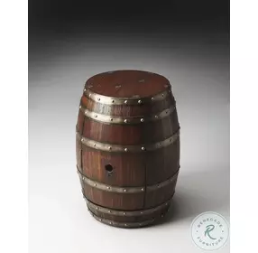 Calumet Mountain Lodge Barrel Table