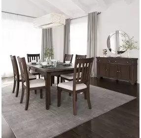Brentwood Arbor Oak Extendable Rectangular Dining Table