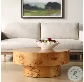 Tangle Honey Tone Round Coffee Table