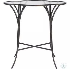 Zerella Aged Black Accent Table