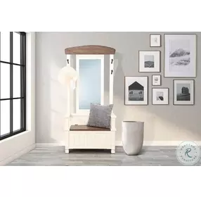 Sundale White 78" Hall Tree