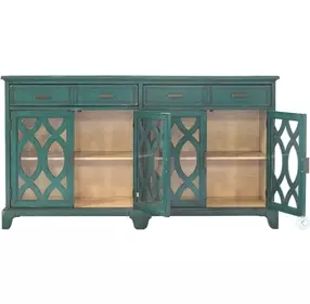 Oksana Lagoon Green Credenza