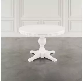 Westport White 66" Extendable Oval Dining Room Set