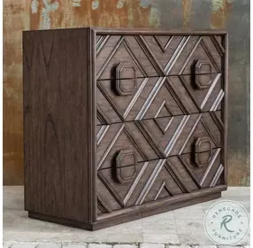 Mindra Deep Walnut Drawer Chest