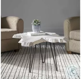 Trillium Bleached Teak Cocktail Table