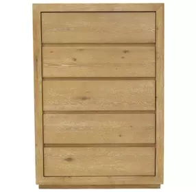 Harper Light Oak 5 Drawers Chest