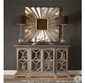 Belino Metallic Silver and Walnut Accent Chest