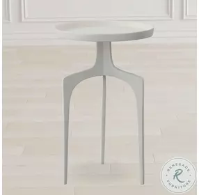 Kenna White Accent Table