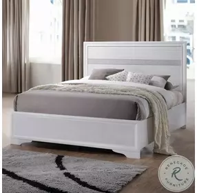 Naima White Full Platform Bed