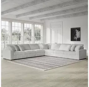 Stupendous Alloy 5 Piece Sectional