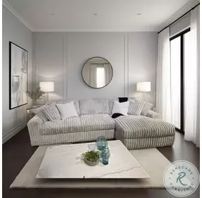 Stupendous Alloy 2 Piece Sectional with RAF Chaise