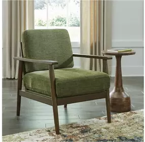 Bixler Olive Showood Accent Chair
