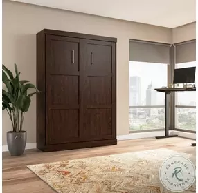 Pur Chocolate Full Wall Bed