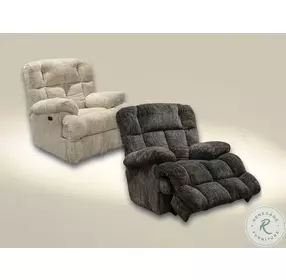 Cirrus Parchment Lay Flat Chaise Power Recliner