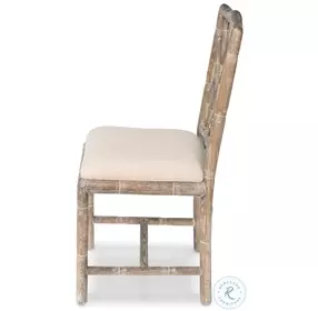 Brighton Beige Bamboo Side Chair Set of 2