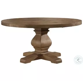 Kensington Reclaimed Natural Round Dining Room Set