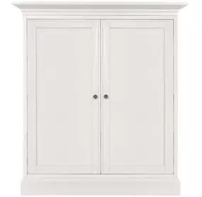 Structures White 2 Door Double Display Cabinet