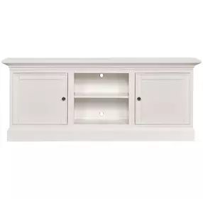 Structures White 81" Entertainment Console with 2 Doors