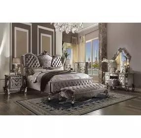 Versailles Antique Platinum 5 Drawer Chest