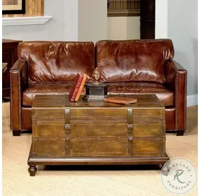 Laramie Brown Trunk Cocktail Table