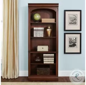 Wexford Manor Cognac Jr Executive Open Bookcase