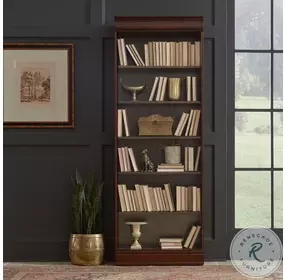 Brayton Manor Cognac Jr Executive 84" Bookcase
