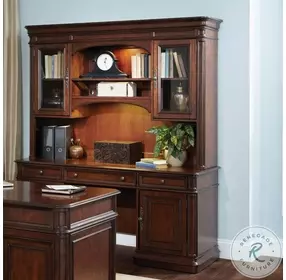 Brayton Manor Cognac Jr Drawer Executive Credenza