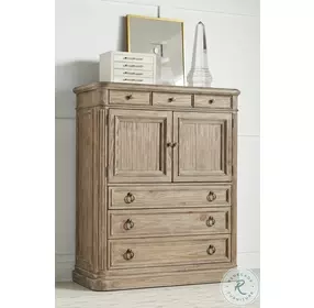 Architrave Almond 6 Drawer Chest