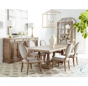 Architrave Neutral Oval Side Chair Set of 2