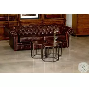 Piccadilly Club Brown Leather Sofa